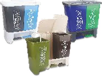 Nayasa 2 In 1 Pedal Bin Bold — Two In One Bins