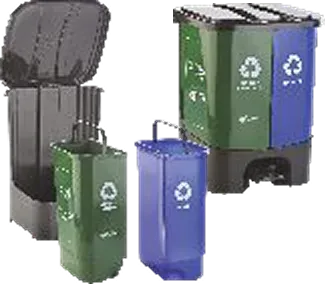 Nayasa 2 In 1 Pedal Bin — Two In One Bins