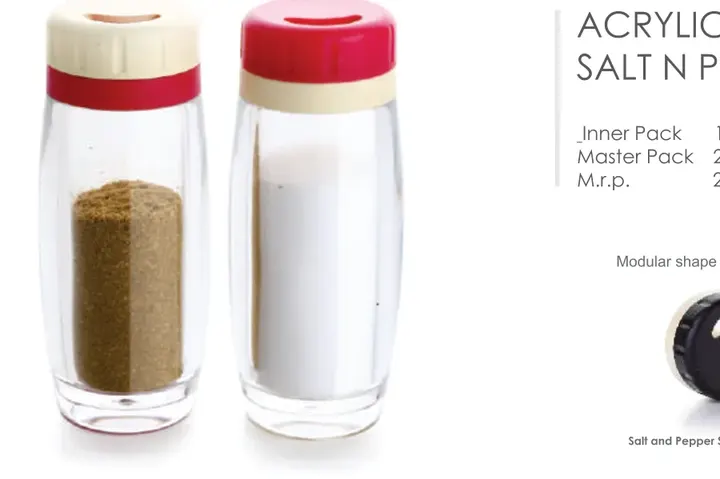 Apex Acrylic Salt N Pepper — Containers & Jars