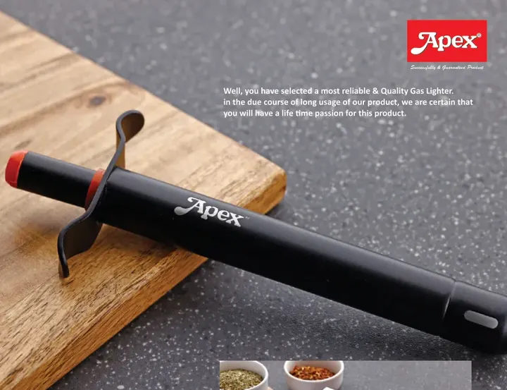 Apex Black Lighter — Gas Lighters