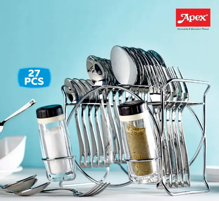 Apex Cutlery Set with Salt & Pepper — Bowls, Cutlery & Serving
