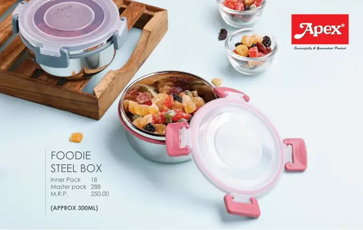 Apex Foodie Steel Box — Containers & Jars