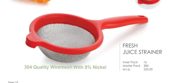 Apex Fresh Juice Strainer — Strainers & Colanders