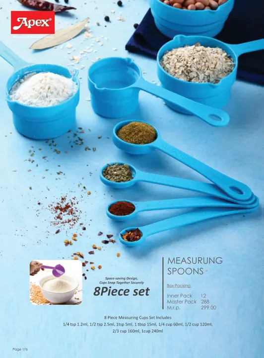Apex Measuring Spoons — Bowls, Cutlery & Serving