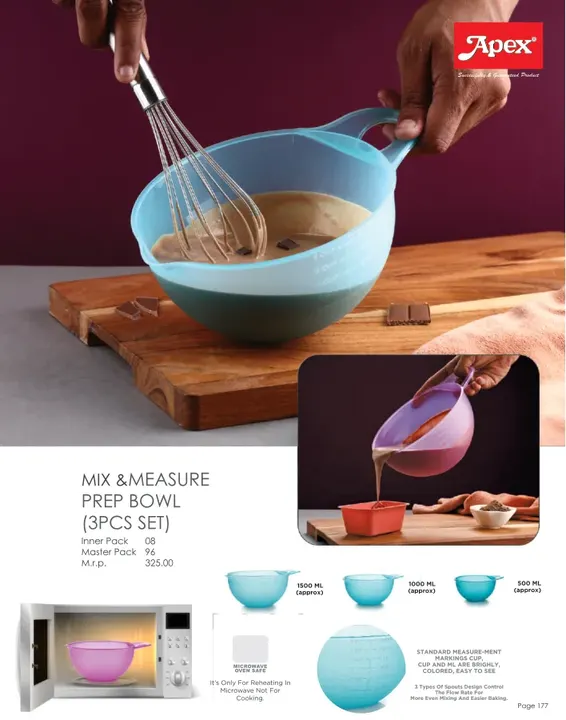 Apex Mix & Measure Prep Bowl — Bowls, Cutlery & Serving