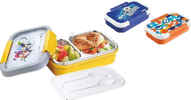 Nayasa Autobot Lunch Small — Insulated Lunch Box with Steel Inner