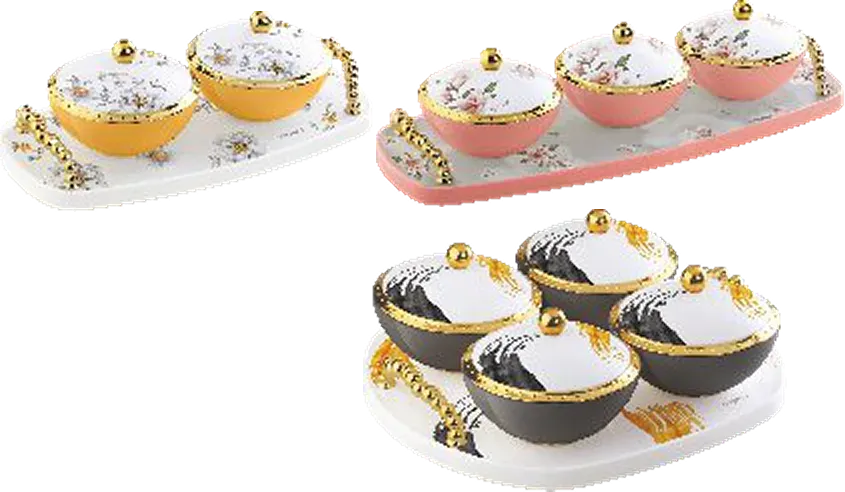 Nayasa Classico Tray Set — Microwave Safe Dinner Sets