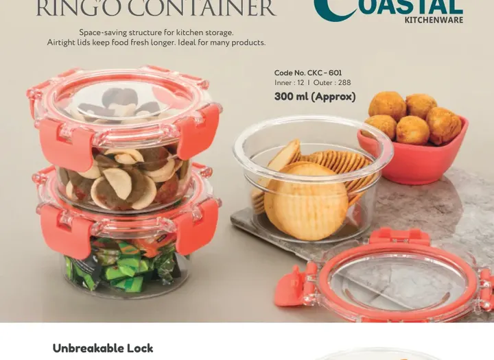 Coastal Feel Fresh Ring'O Container — Food Containers