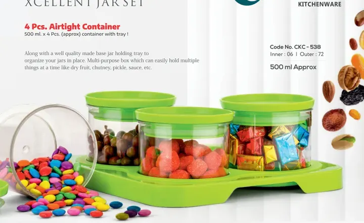 Coastal Festival Xcellent Jar Set — Airtight Jars