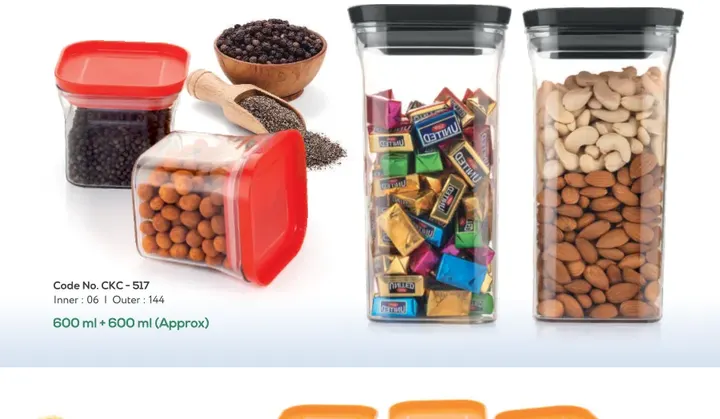 Coastal Kitkat Container — Airtight Jars