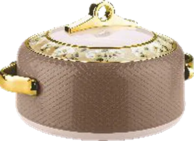 Nayasa Coral Gold Deluxe — Insulated Casserole with Stainless Steel Inner