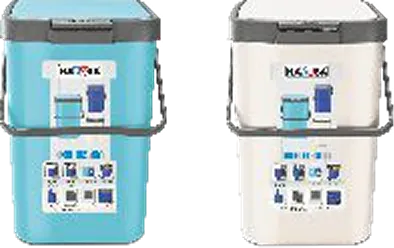 Nayasa Door Dustbin — Two In One Bins