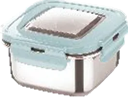 Nayasa Eco Lock Square — Stainless Steel Containers
