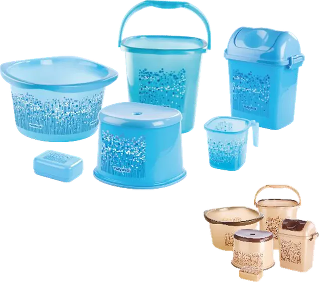 Nayasa Funk Bathroom Dlx Set – 6 Pcs — Bathroom Sets