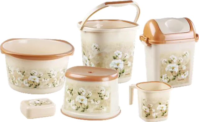 Nayasa Marble Bathroom Set 6 Pcs — Bathroom Sets
