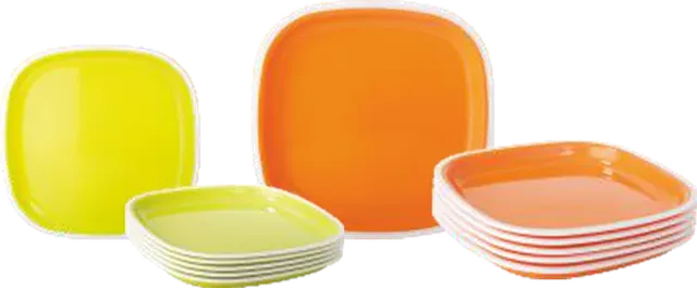 Nayasa Microfresh Square Plate — Microwave Safe Plates & Bowls