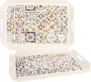 Nayasa Modern Tray Set — Serving Trays