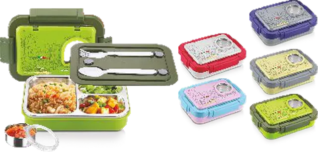 Nayasa Rainbow Lunch Box — Insulated Lunch Box with Steel Inner