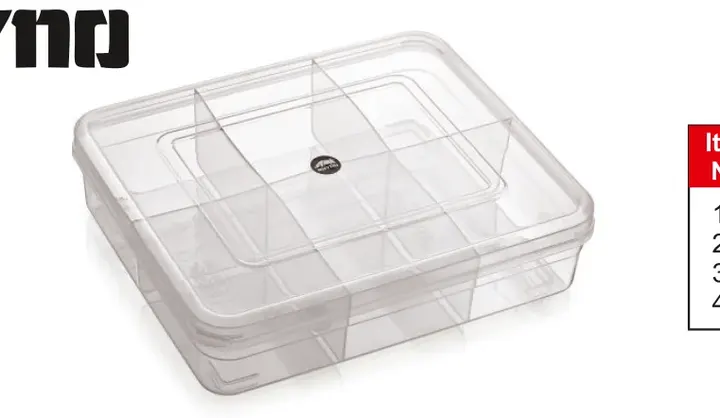 Rhyno Easy Star Organiser — Plastic Storage Containers