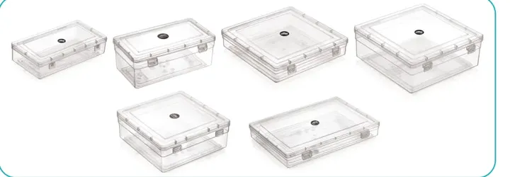 Rhyno Konark Square Box — Plastic Storage Containers