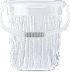Nayasa Rimmy Bucket Transparent — Buckets