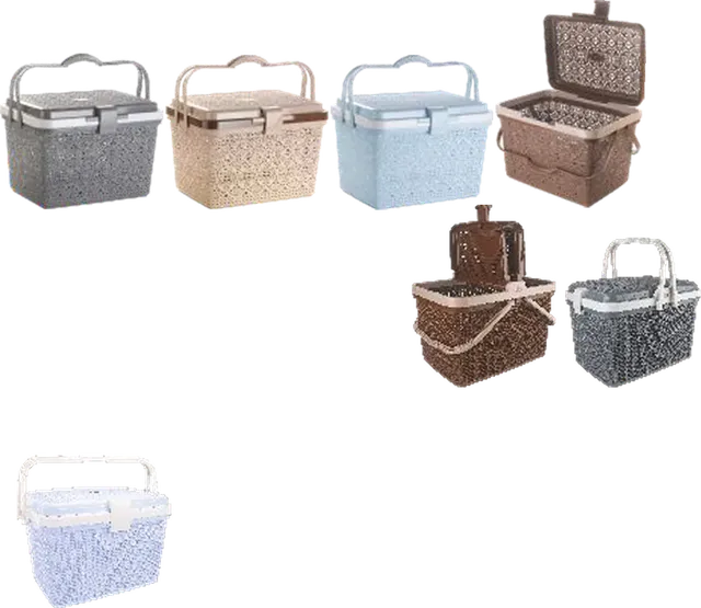 Nayasa Rope Double Lid Basket — Baskets