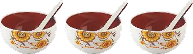 Nayasa Round Bowl Soup Set — Microwave Safe Soup Sets