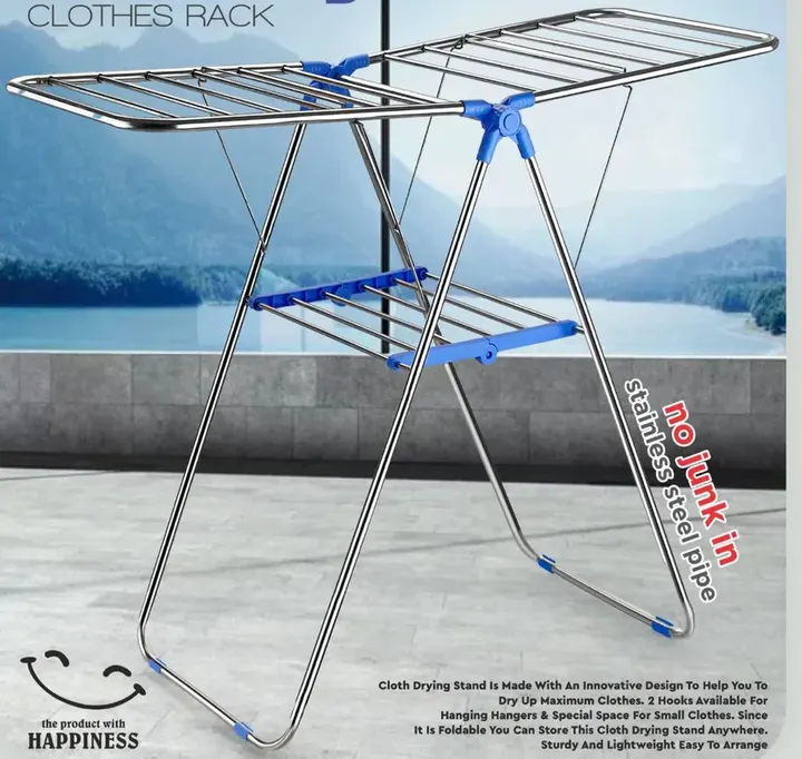Shreeji Butterfly Clothes Rack (2 Layer) — Cloth Drying Stands
