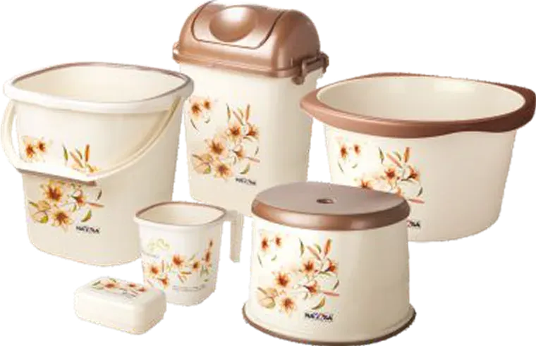 Nayasa Square Bathroom Set Dlx 6 Pcs — Bathroom Sets