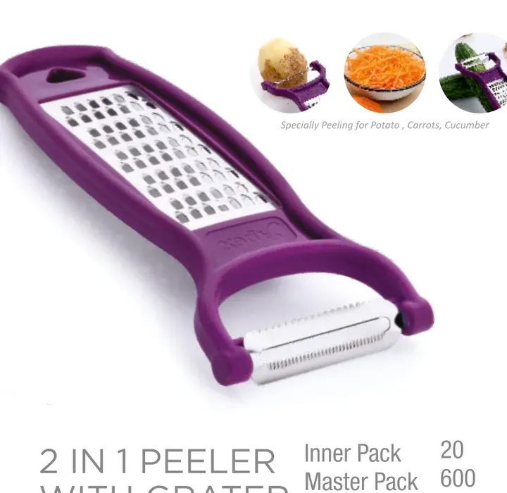 Supermom 2 in 1 Peeler with Grater — Slicers & Graters
