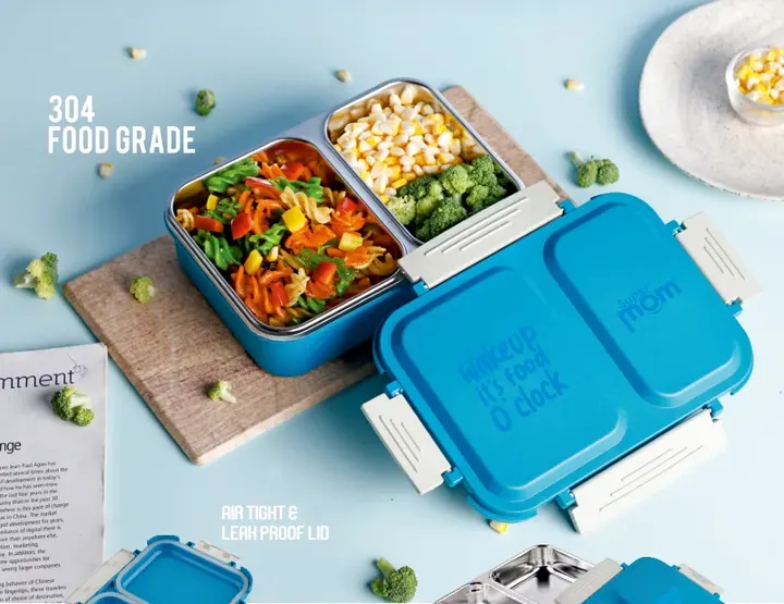 Supermom 2 Partition Lunch Box — Lunch Boxes & Bottles