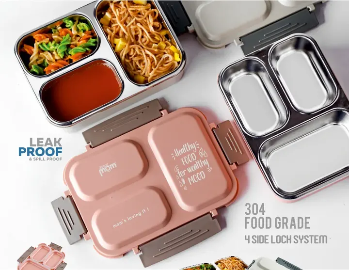 Supermom 3 Partition Lunch Box — Lunch Boxes & Bottles