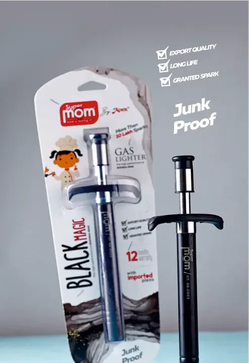 Supermom Black Magic Gas Lighter — Gas Lighters