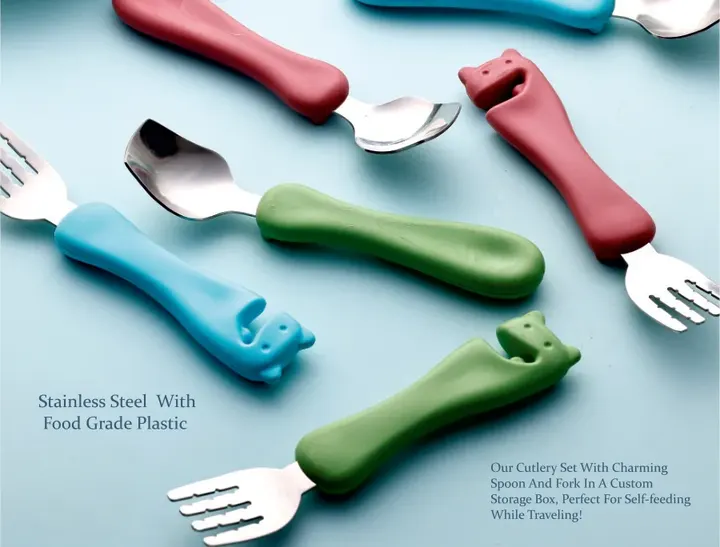Supermom Foodie Baby Spoon & Fork — Bowls, Cutlery & Serving