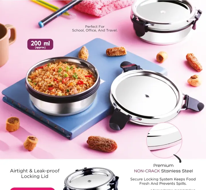 Supermom Gemini Steel Container — Containers & Jars