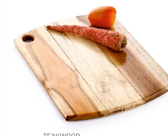 Supermom Teak Wood Round Chopping Board — Chopping Boards