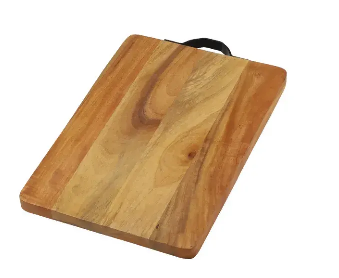 Timberluxe Neem Wood Chopping Board with Handle (10" × 15") — Chopping Boards