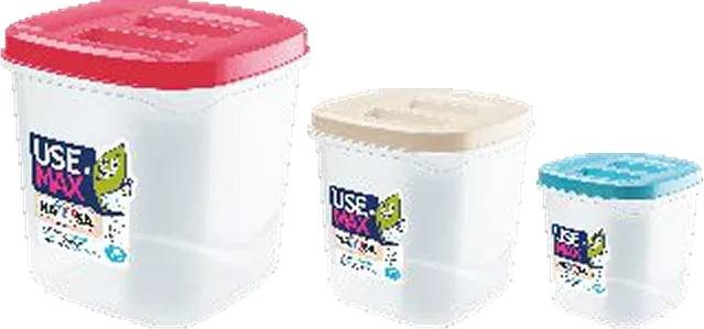 Nayasa Use Max Container — Pp Storage Containers (Microwave Safe Without Lid)