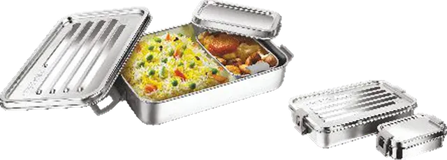 Nayasa Zion Lunch Box — Stainless Steel Kids Lunch Boxes